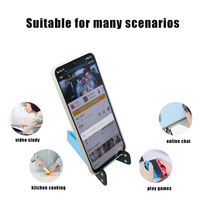 Szybka wysyłka! Uniwersalny składany stojak na telefon komórkowy w kształcie litery V uchwyt na smartfona i Tablet regulowane podparcie uchwytu na telefon 5